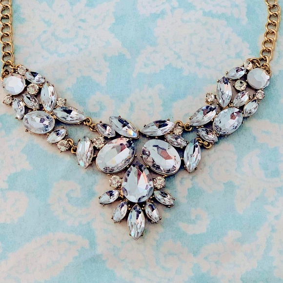 Francesca Crystal Statement Necklace - Picture 1 of 4